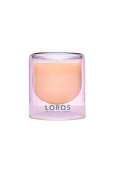 Cotswold Pink Bubble Glass Candle