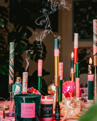 Velas cónicas sumergidas a mano de Oxfordshire