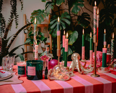 Velas cónicas sumergidas a mano de Oxfordshire