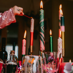 Positano hand dipped tapered candles