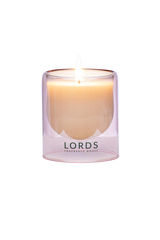 Cotswold Pink Bubble Glass Candle