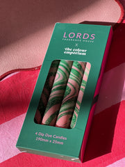 Positano hand dipped tapered candles