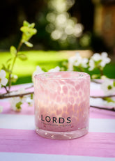 Confetti Glass Pink Candle