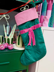 Pink and Green Stocking