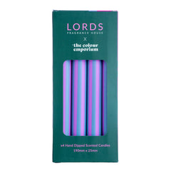Velas cónicas sumergidas a mano de Oxfordshire
