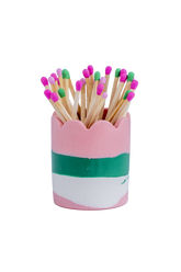 Layered Match Stick Pot