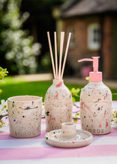 Ceramic Soap Holder & 1 Litre Refill Set