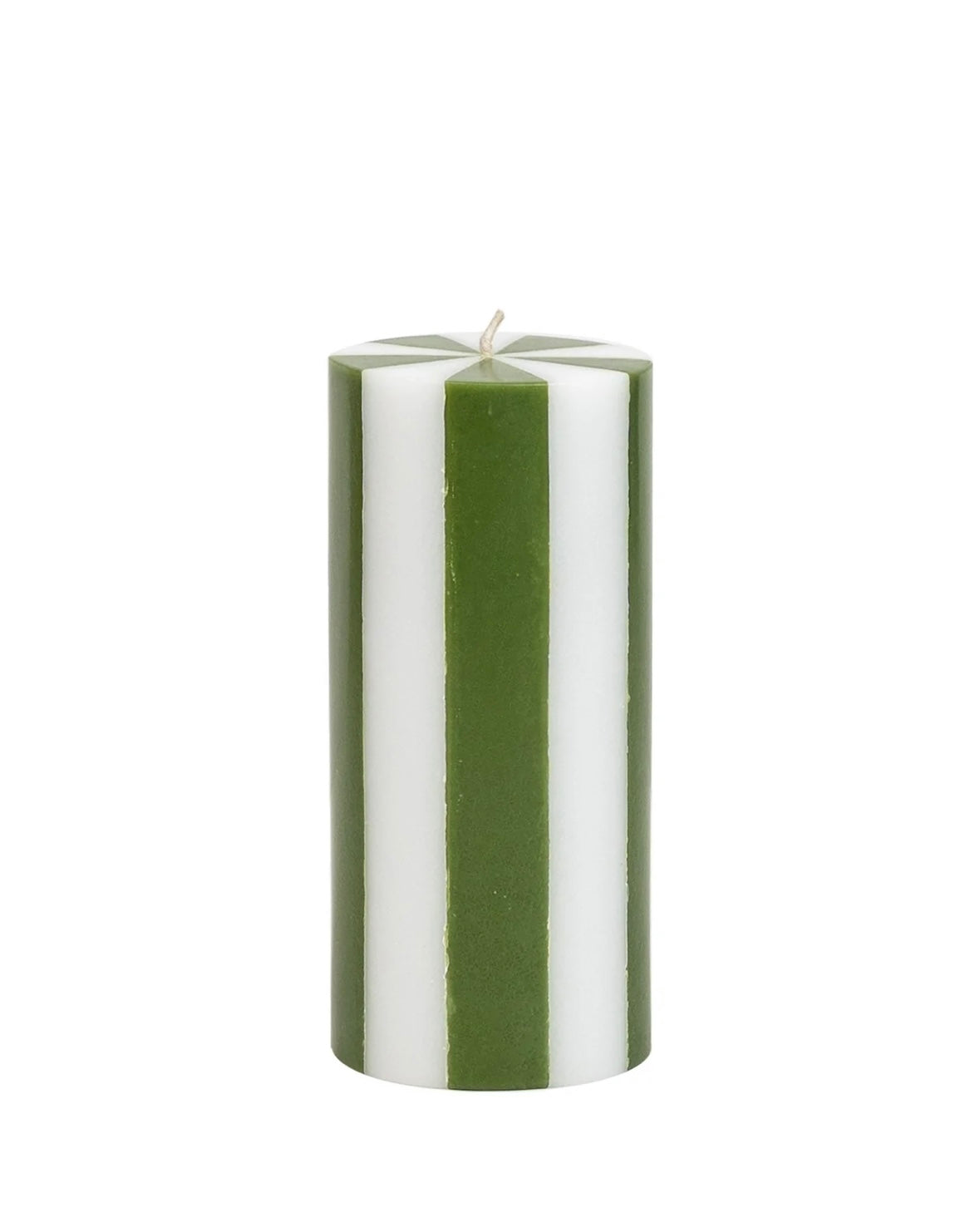 Striped Medium Pillar Candles