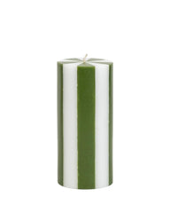 Striped Medium Pillar Candles