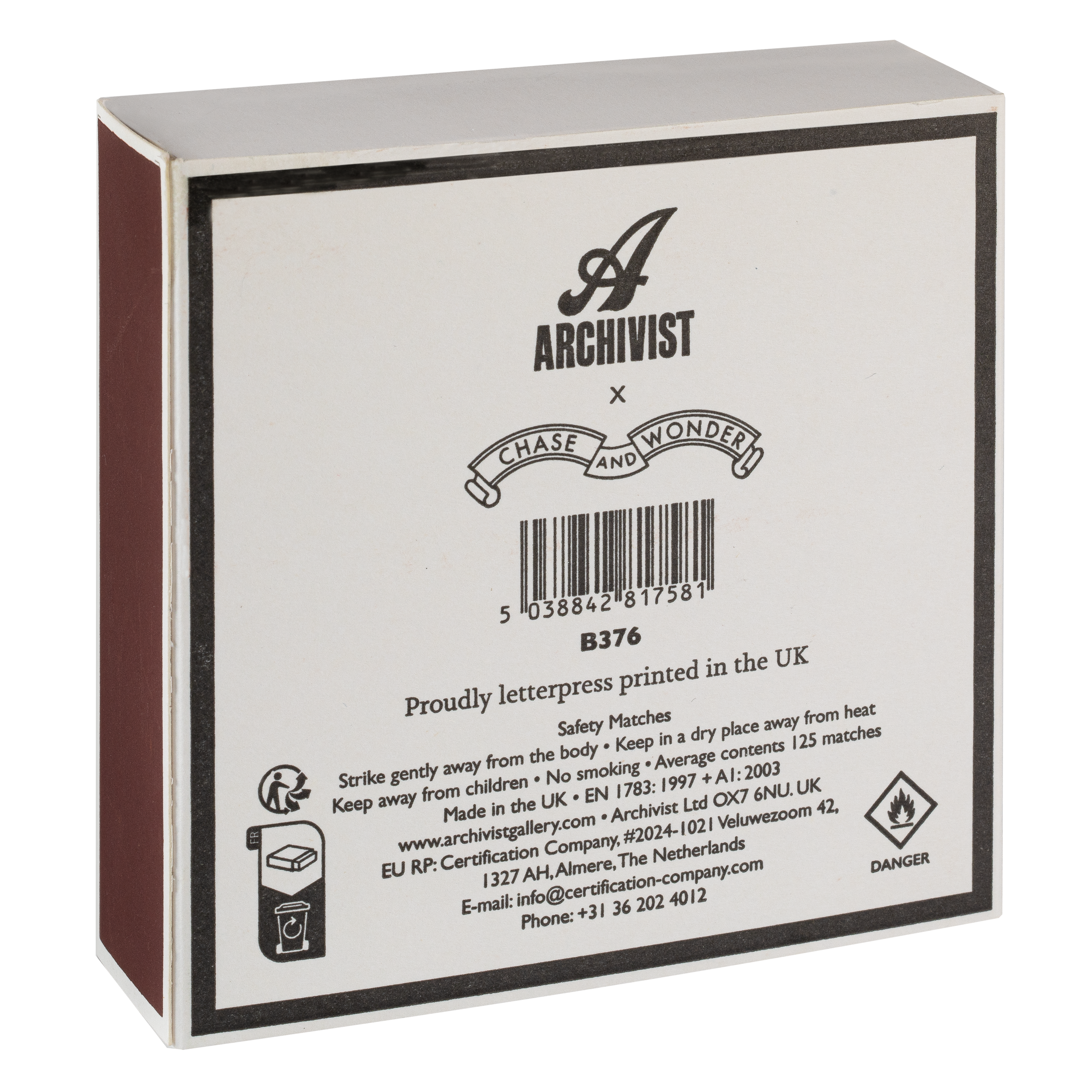 Land of Nod Matches | Square Matchboxes