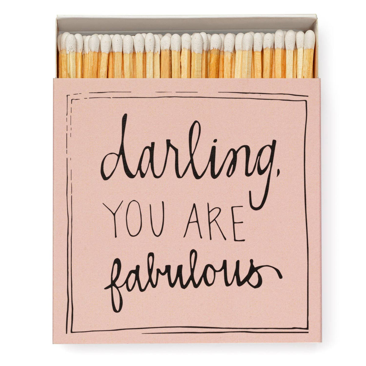 You Are Fabulous | Square Matchboxes