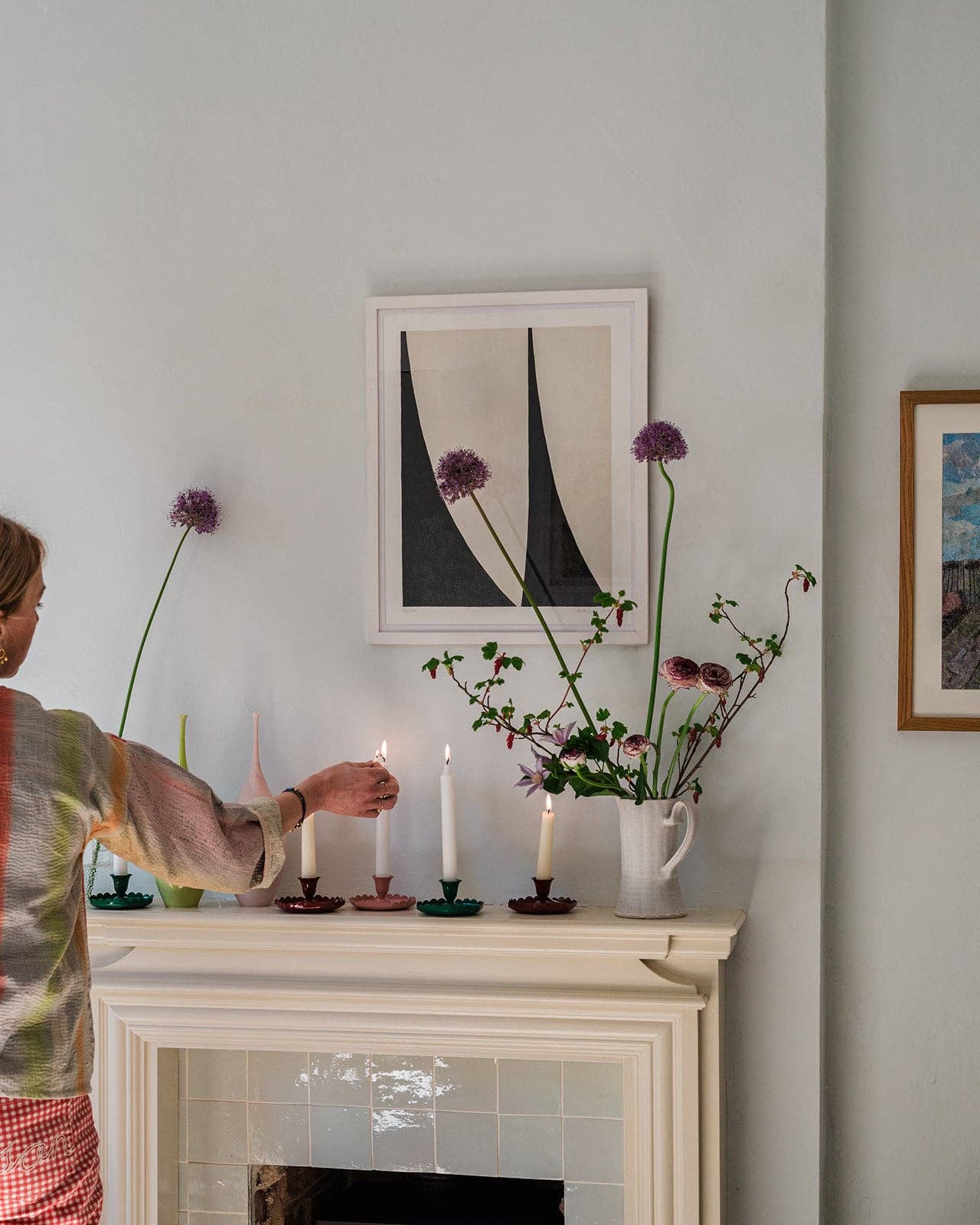 NEW BLUSH candle stick holder