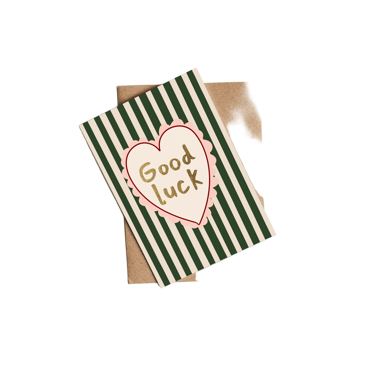 Good Luck Gold Foil Card