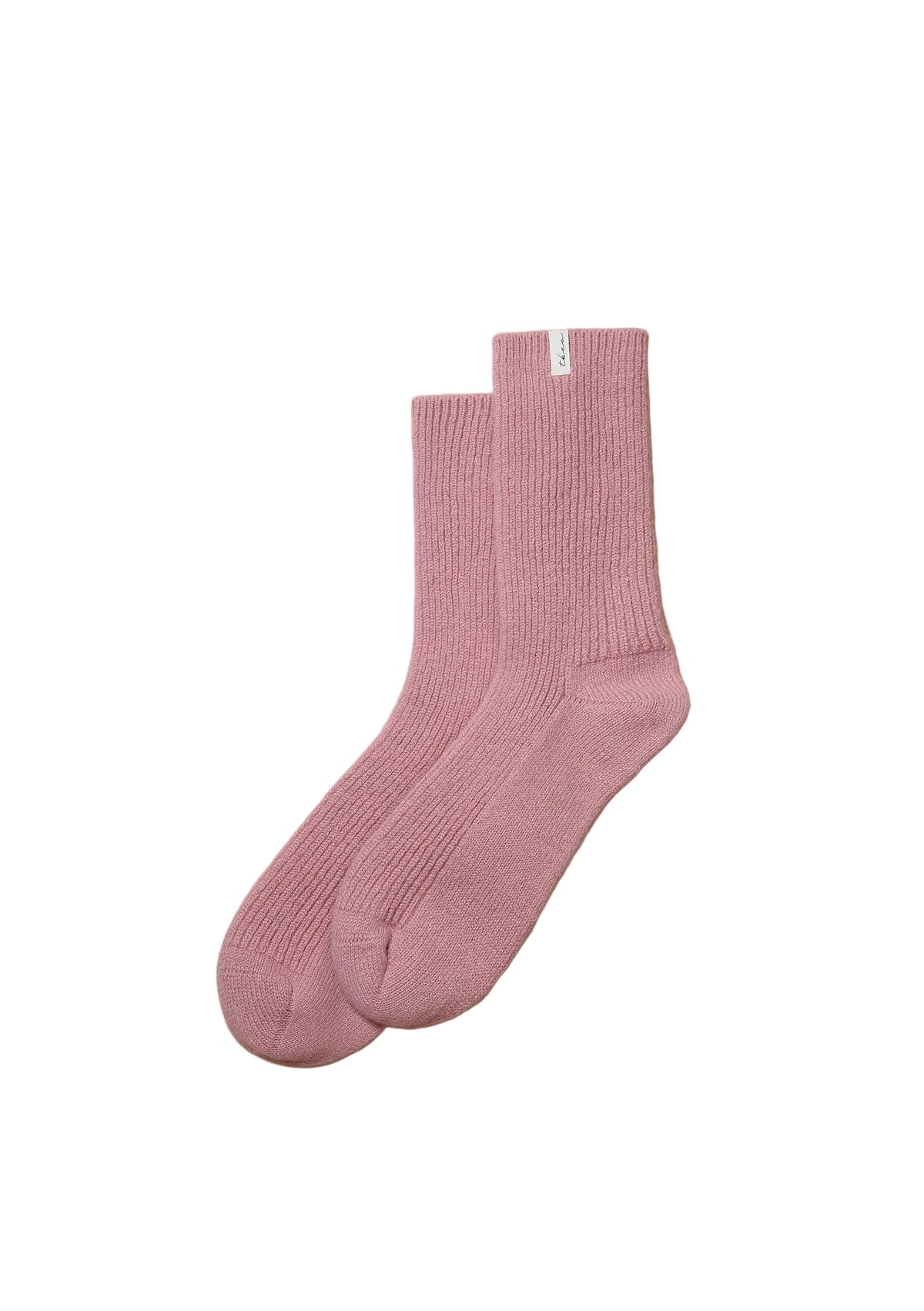 TBCo Cashmere & Merino Socks in Pink
