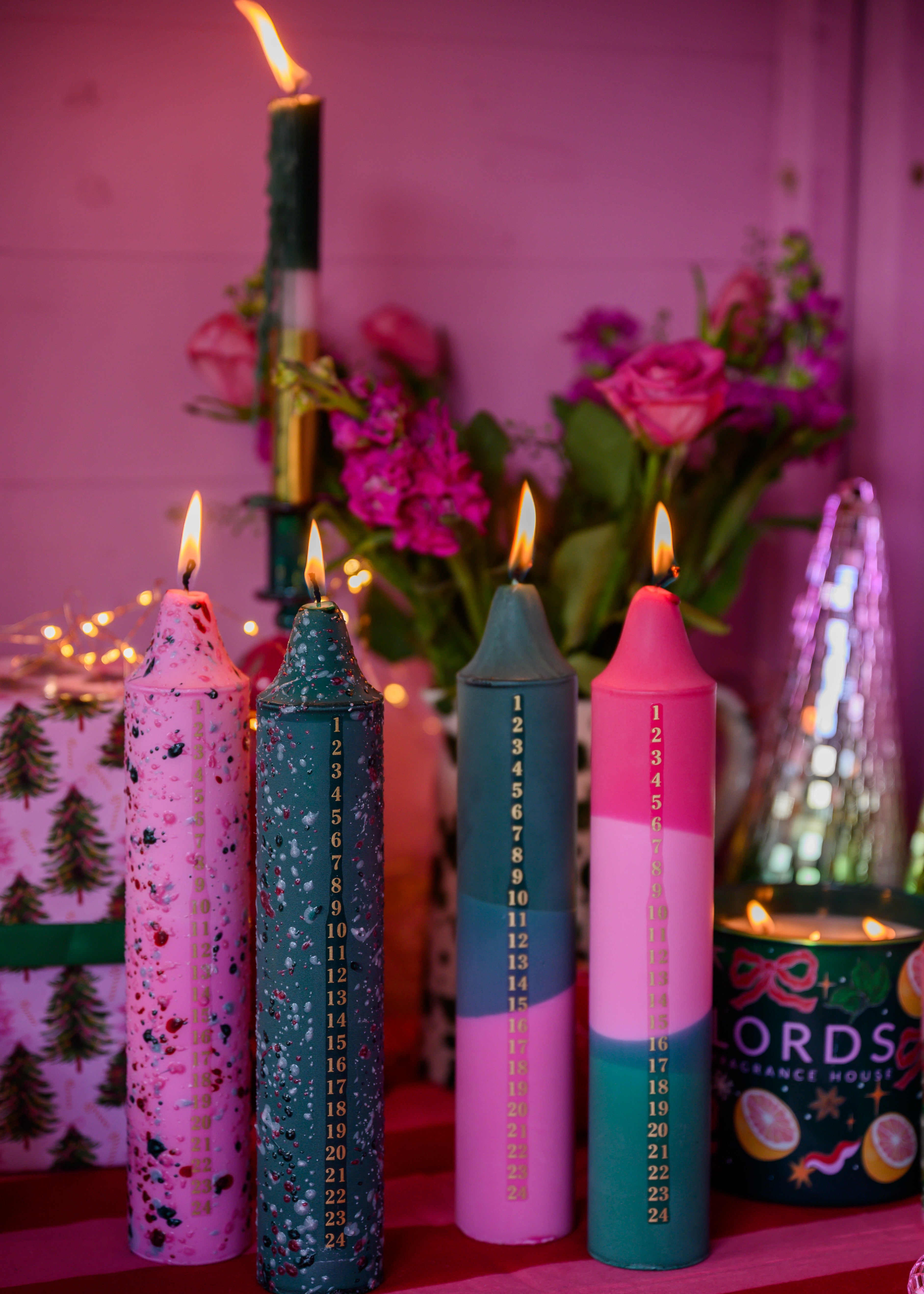 Scented Advent Candles