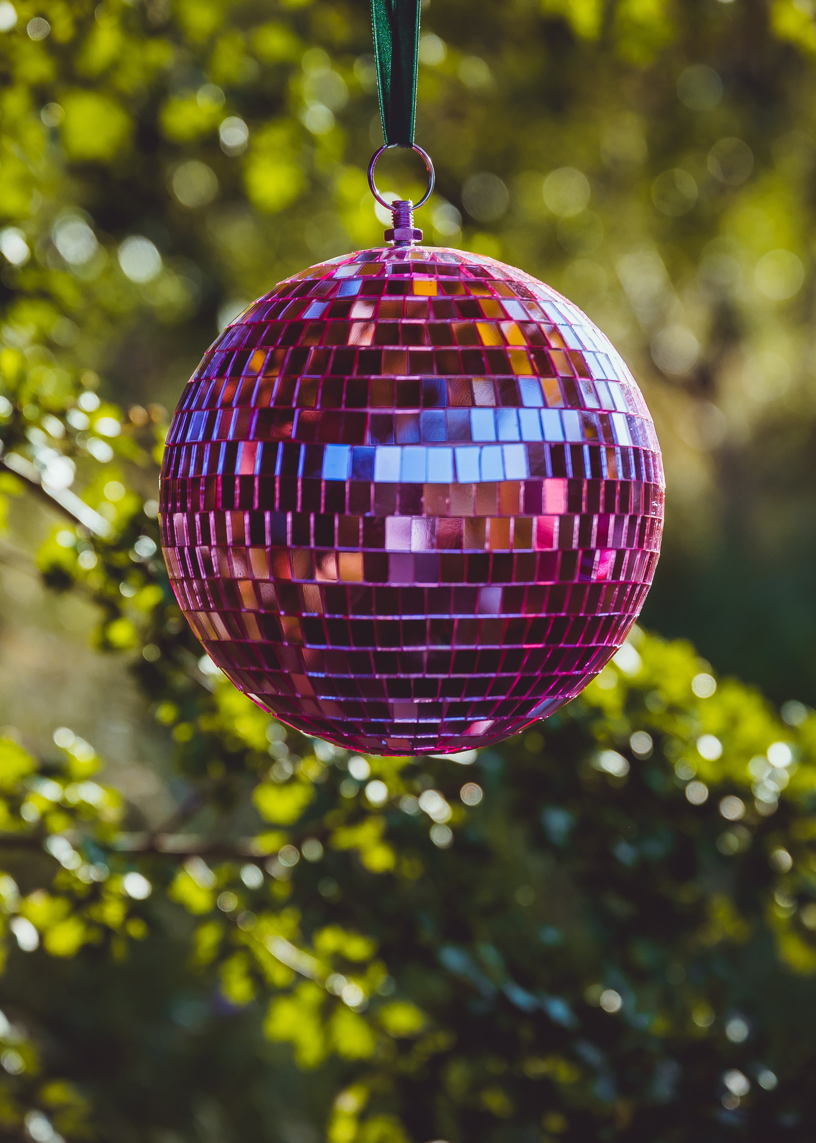 Pink Disco Ball (15cm)