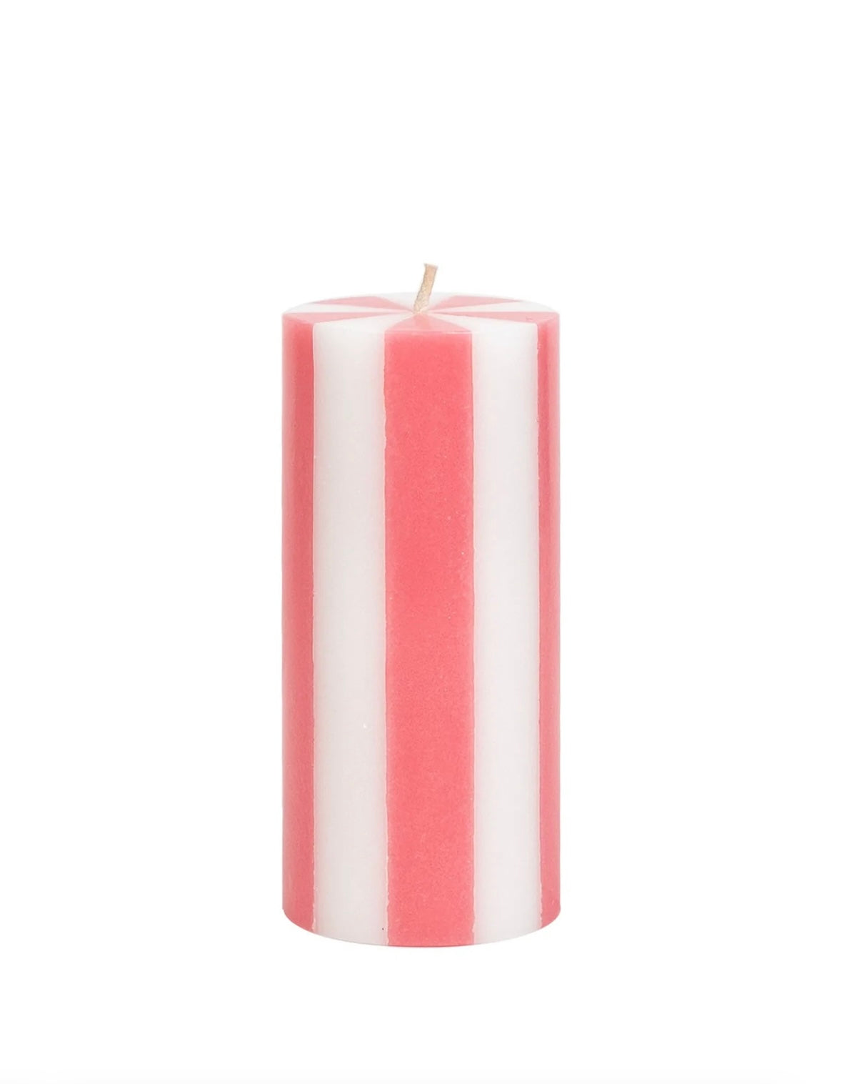 Striped Medium Pillar Candles