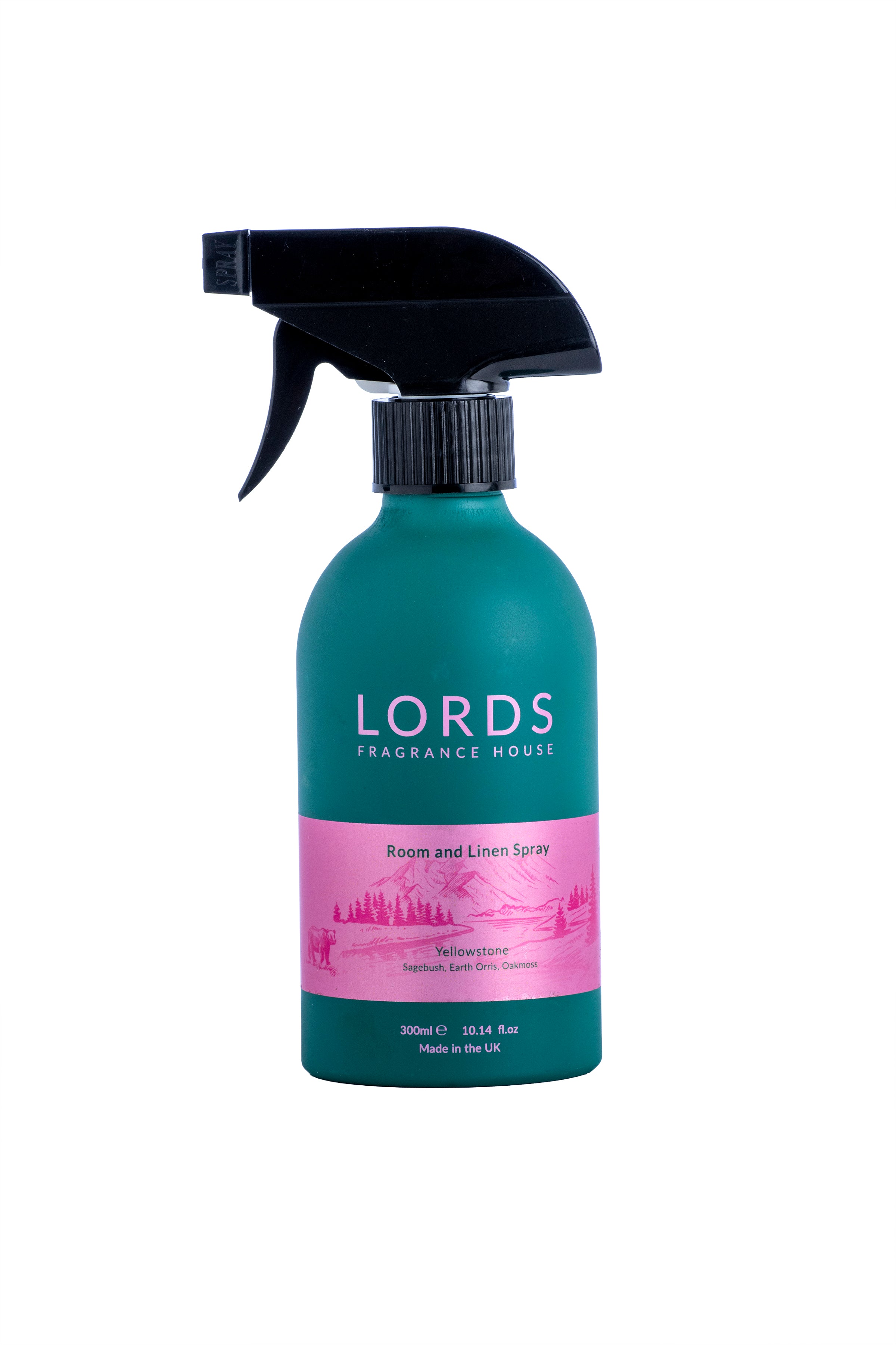 Green Aluminium Room & Linen Spray