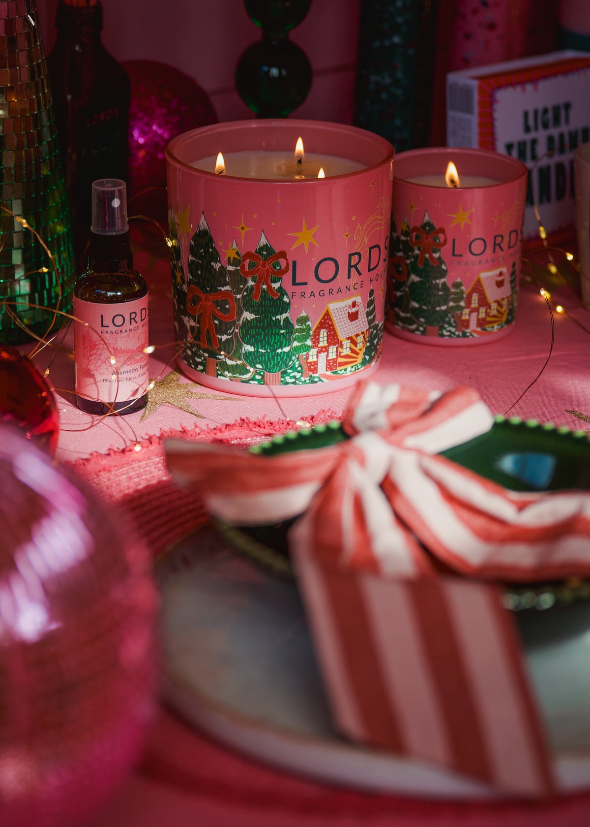 Abernethy Forest Winter Candle, 3 Wick NEW