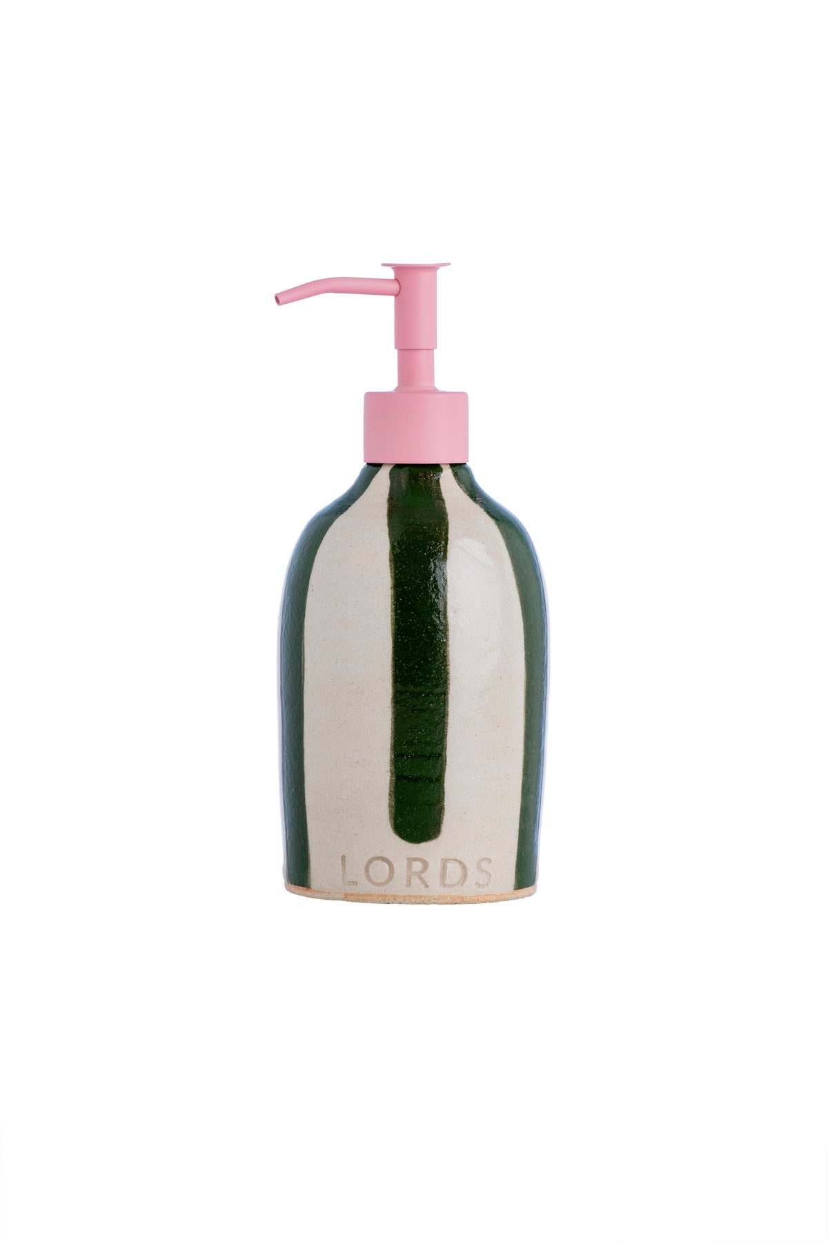 Ceramic Stripe Soap Vessel