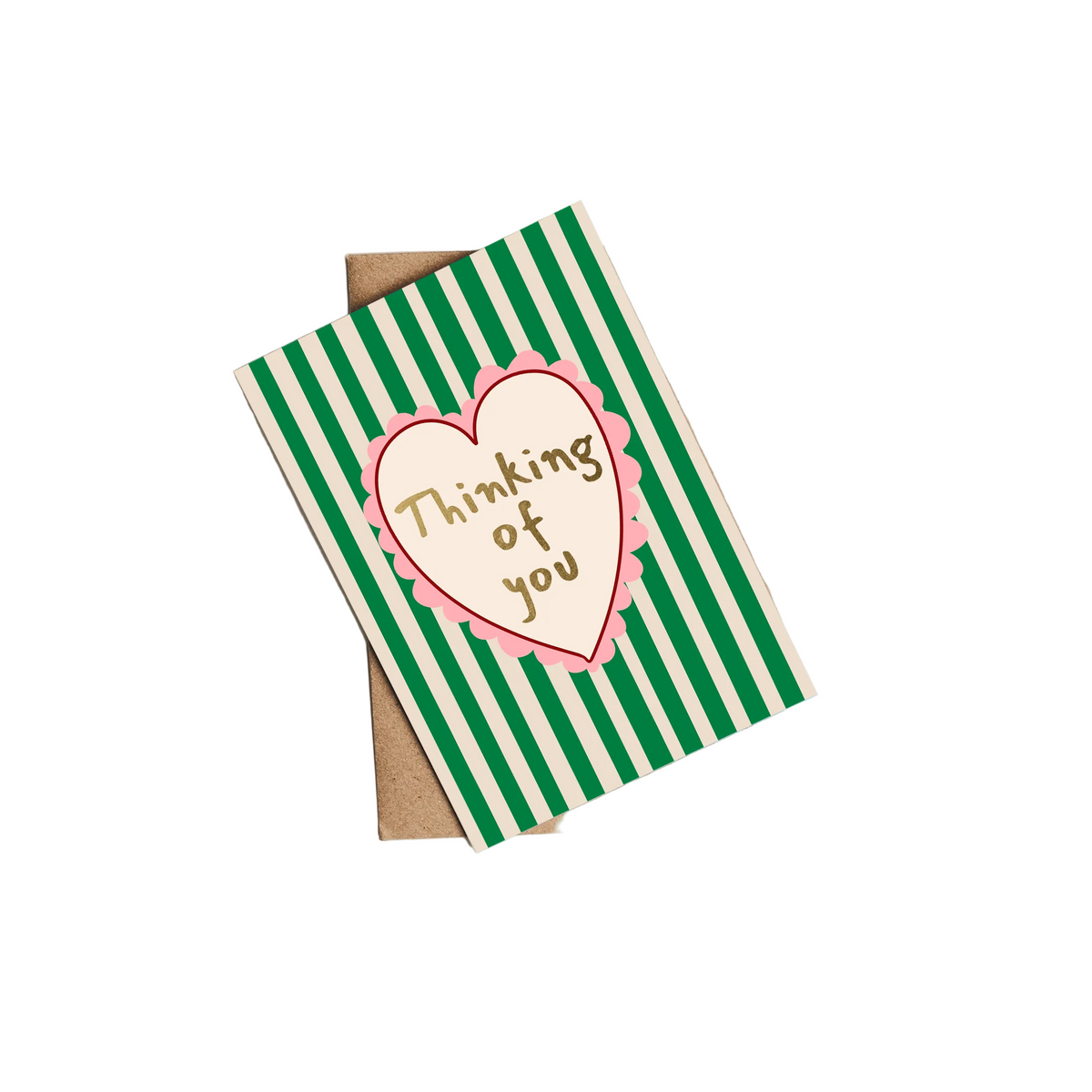 Thinking Of You Gold Foil Card