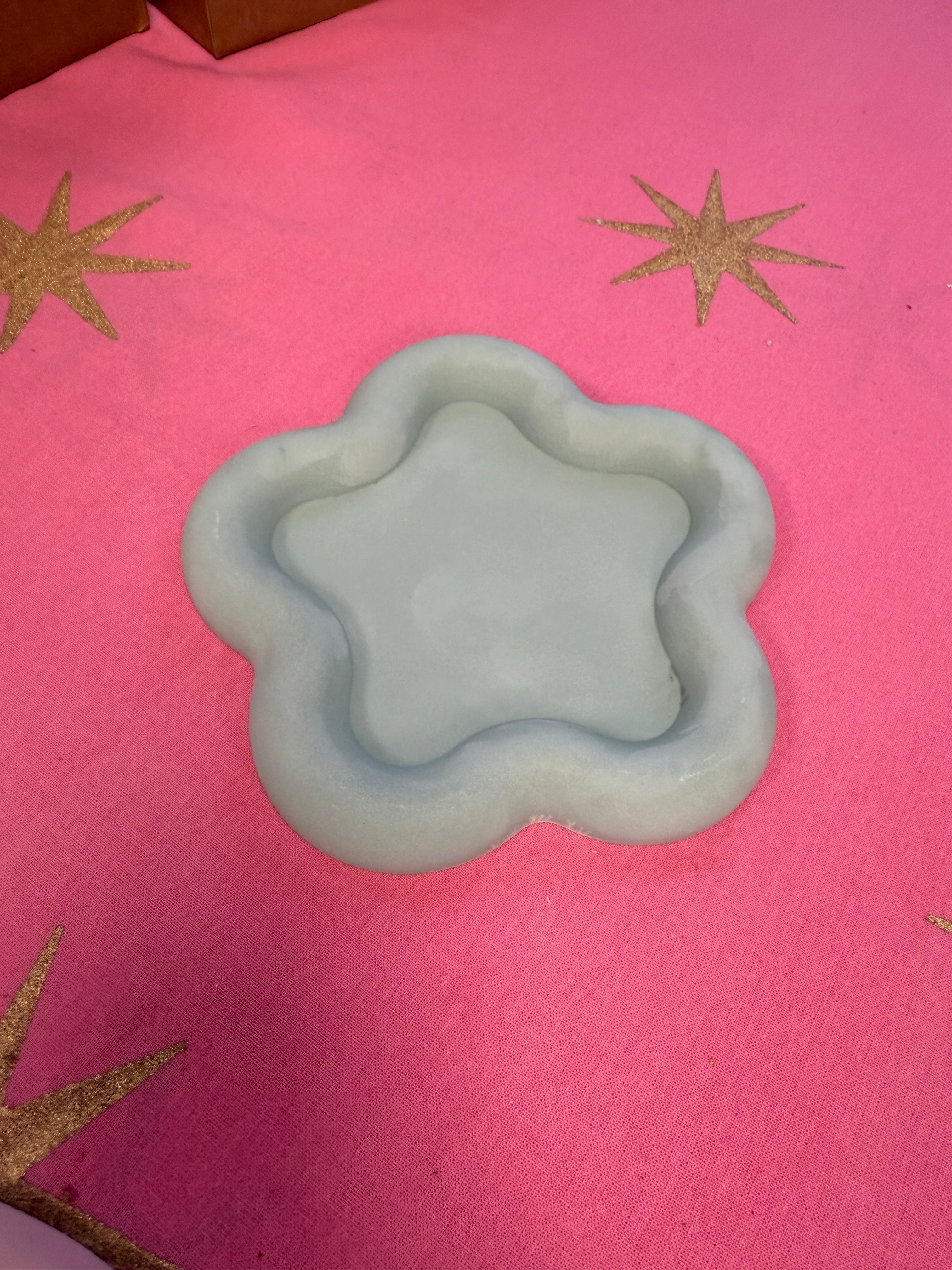 Pillar Plate Floral Squidge