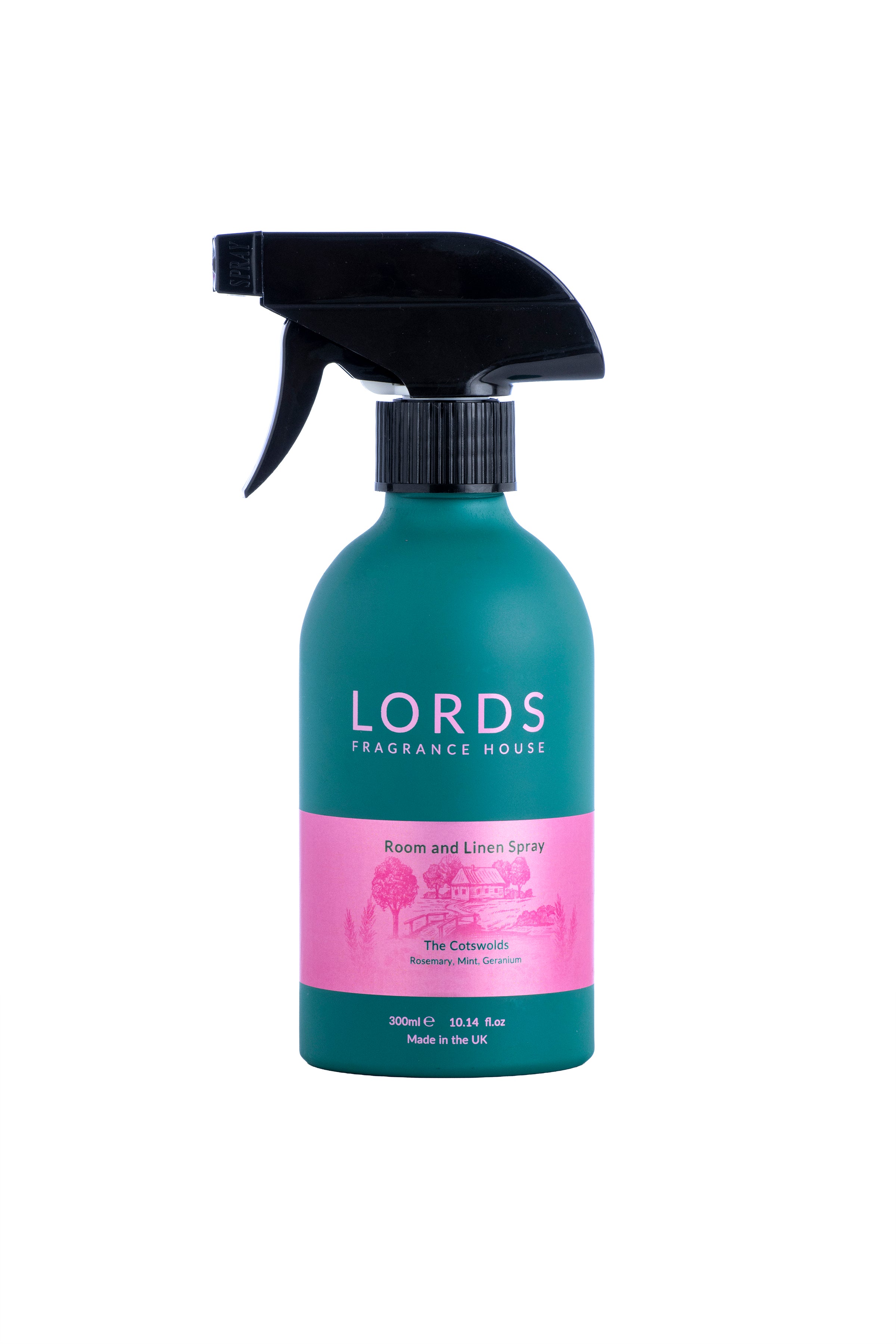 Green Aluminium Room & Linen Spray