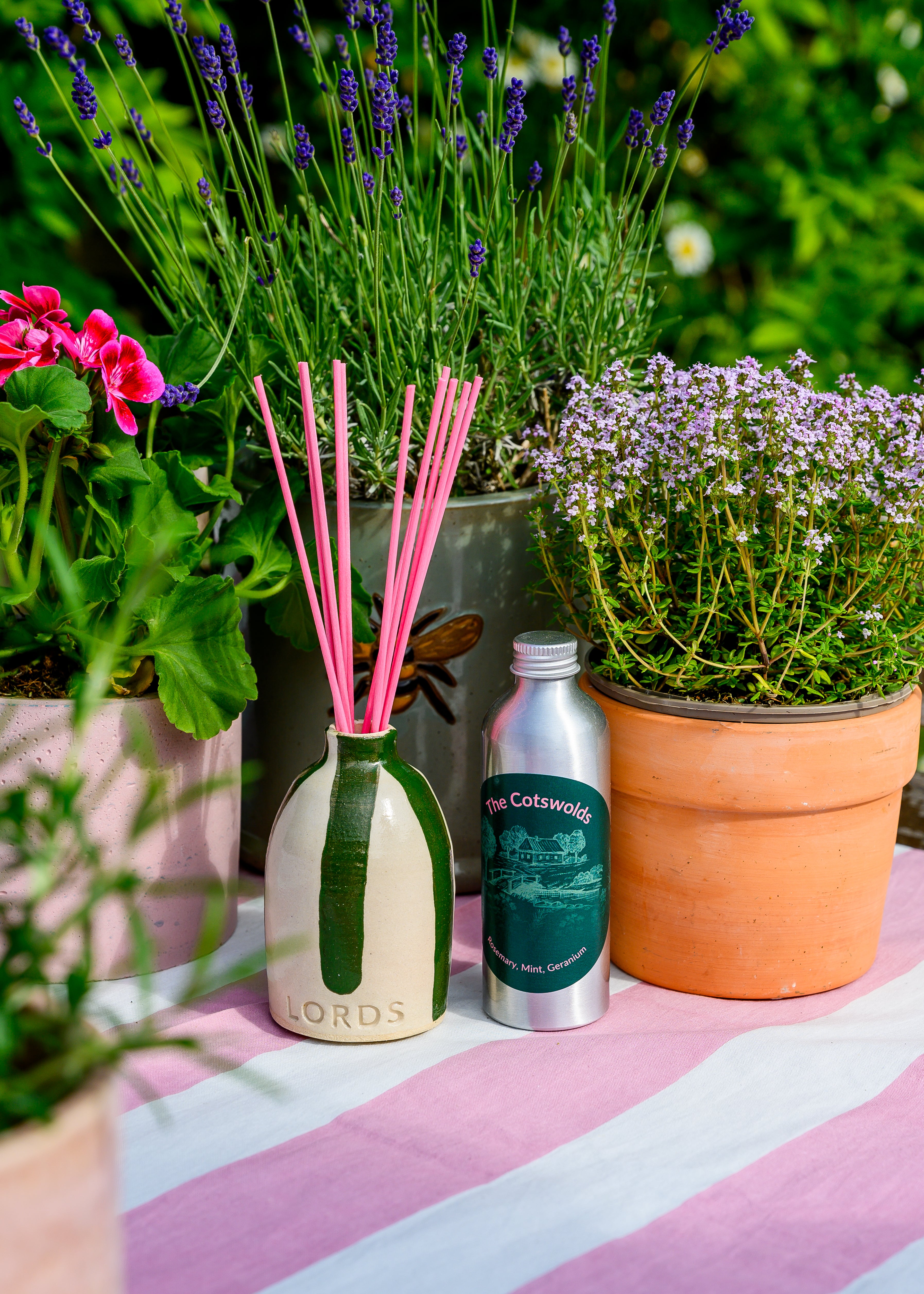 Ceramic Reed Diffuser Set