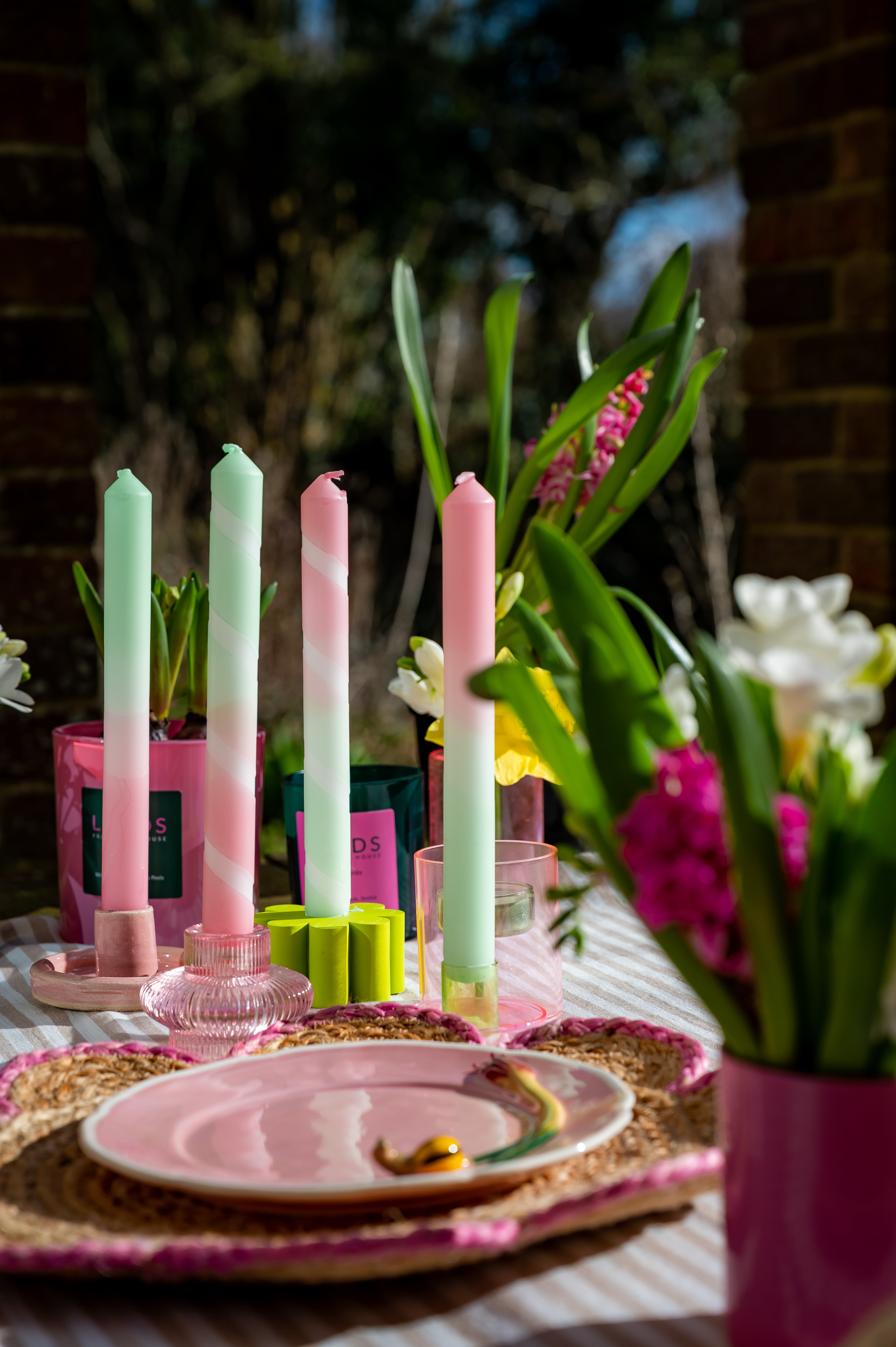 Kaikoura hand dipped tapered candles
