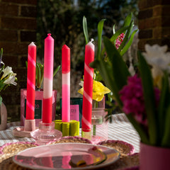 Pengelli Forest hand dipped tapered candles