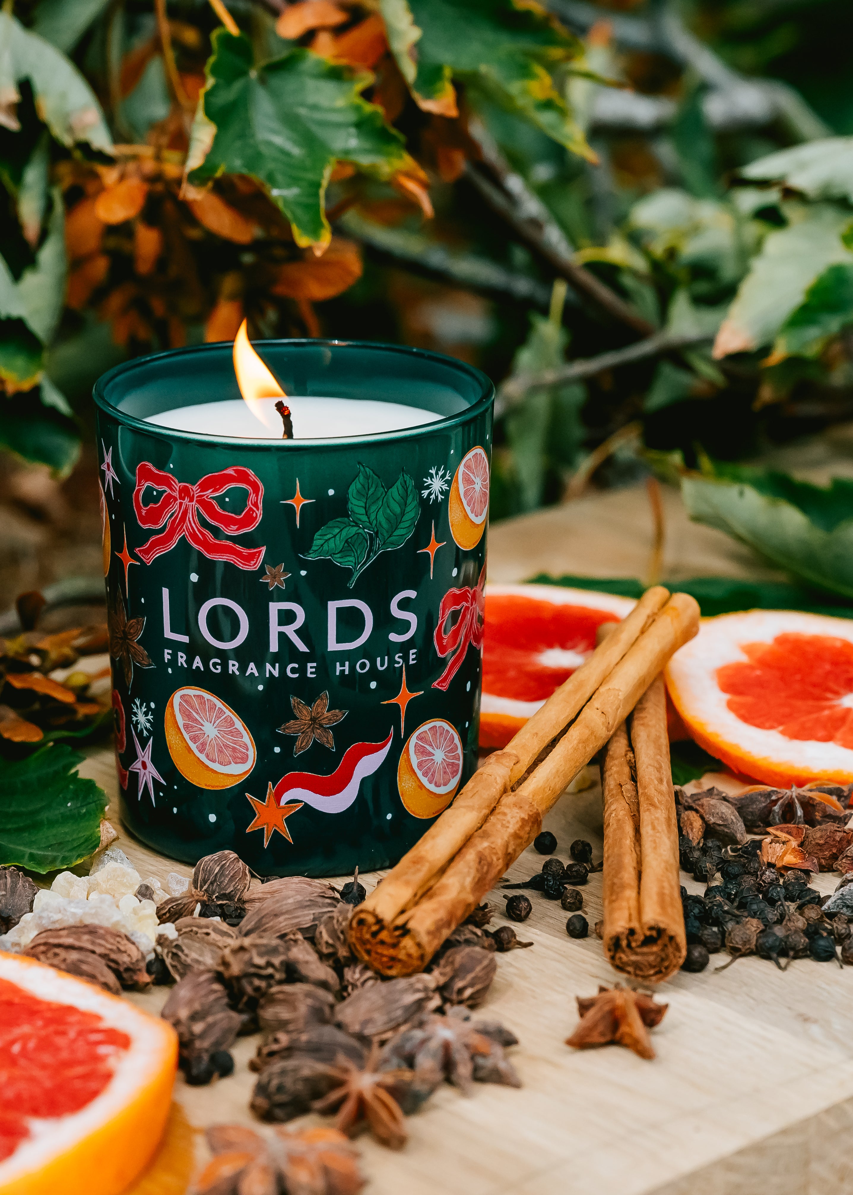 Yala Luxury Scented Special Glass Candle | Hand-Poured Amber Spice Candle