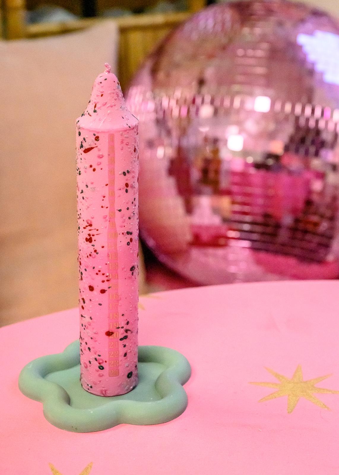 Pillar Plate Floral Squidge