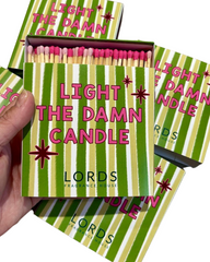 'Light the Damn Candle' LORDS Match Boxes