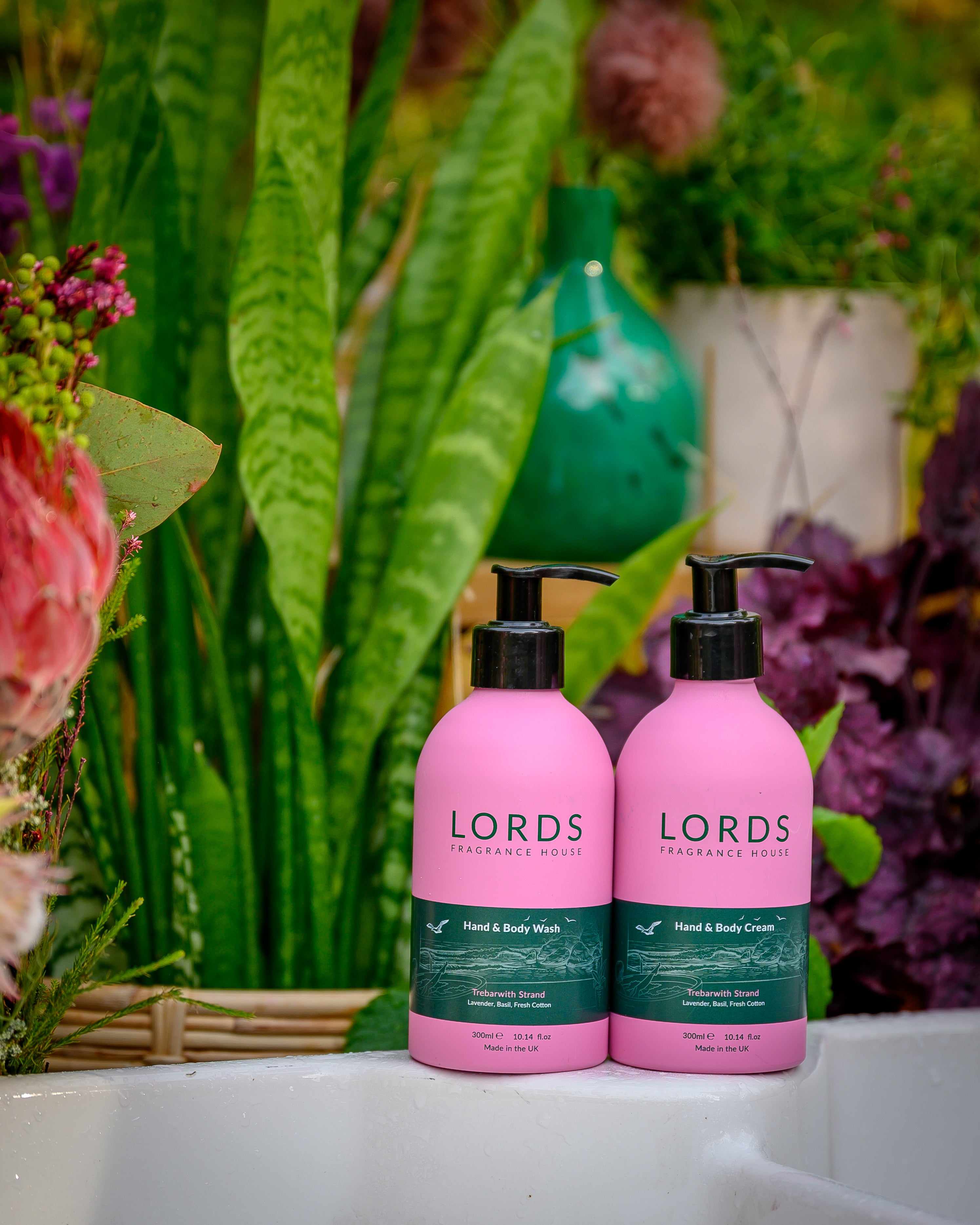 Hand/Body Wash & Cream DUO, Pink
