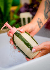 Ceramic Stripe Soap Vessel