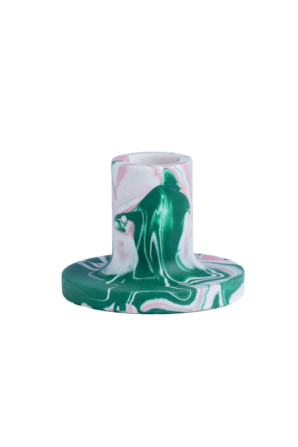 Marbled Classic Candle Stick Holder