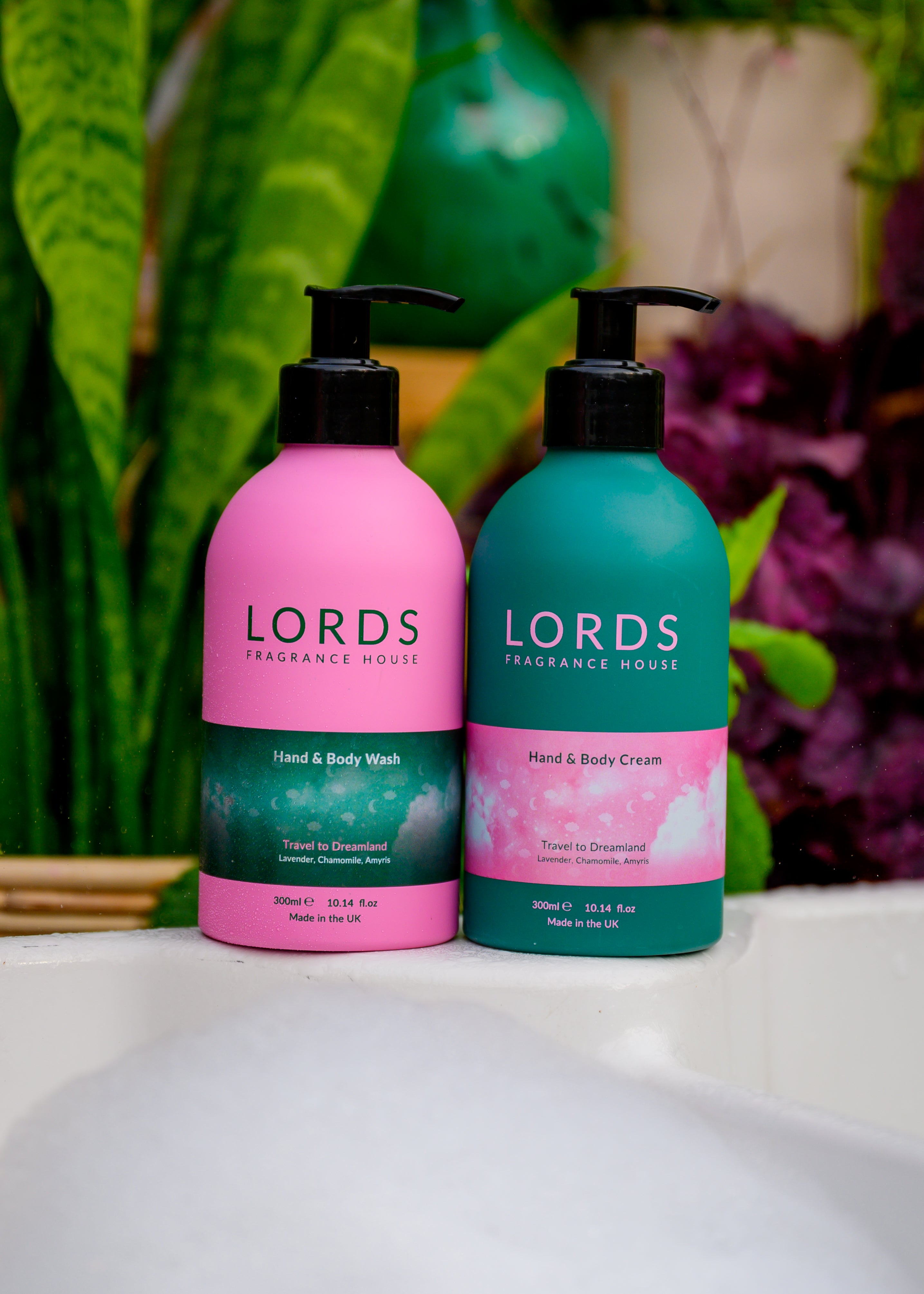 Hand/Body Wash & Cream DUO, Pink