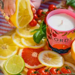 Heirloom Tomato Shaped Candle