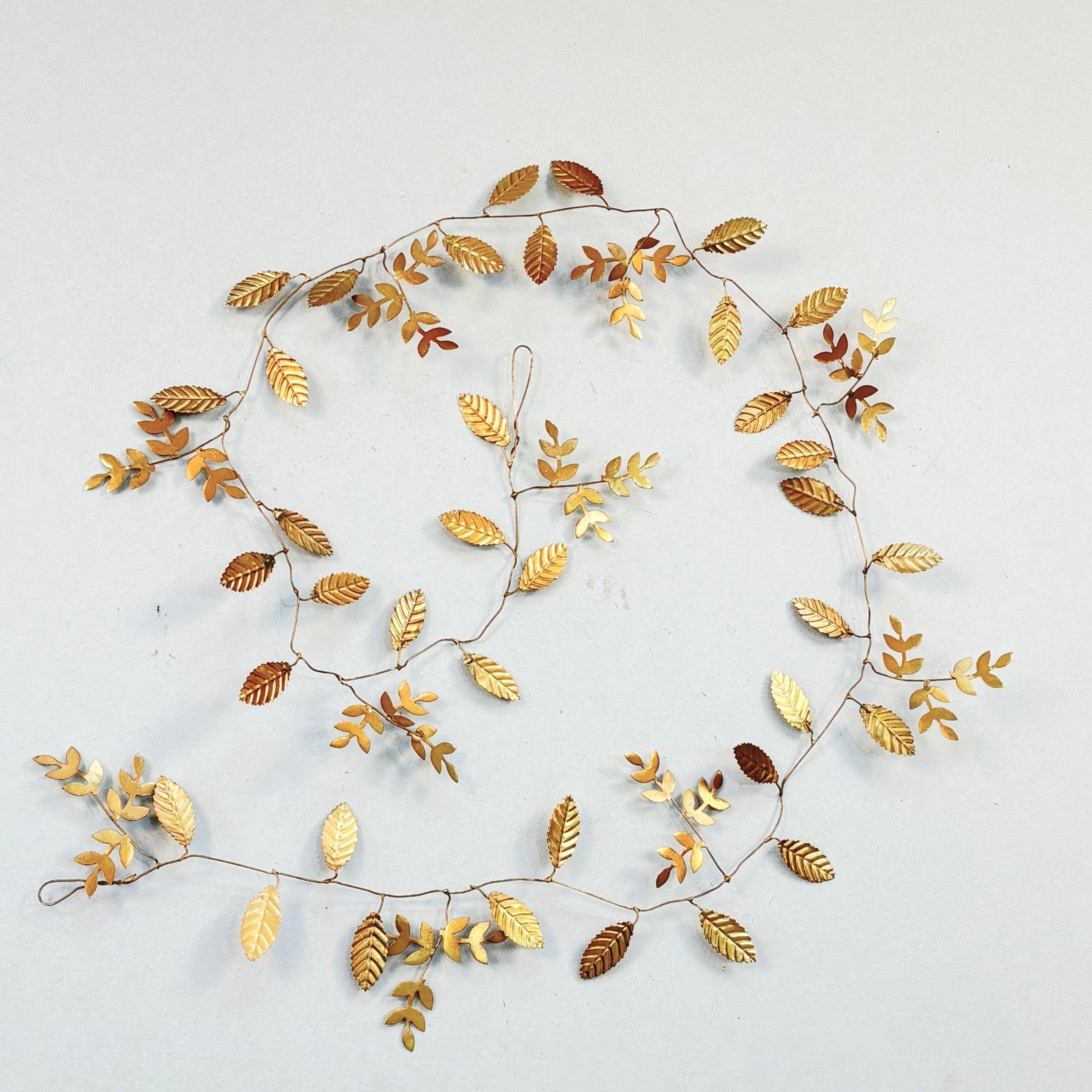 Antique Gold Leaf Garland