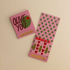 Olive You Matchbook