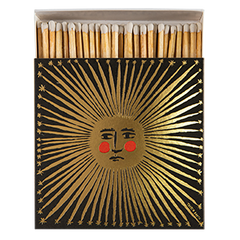 Sun Ray Matches | Square Matchboxes