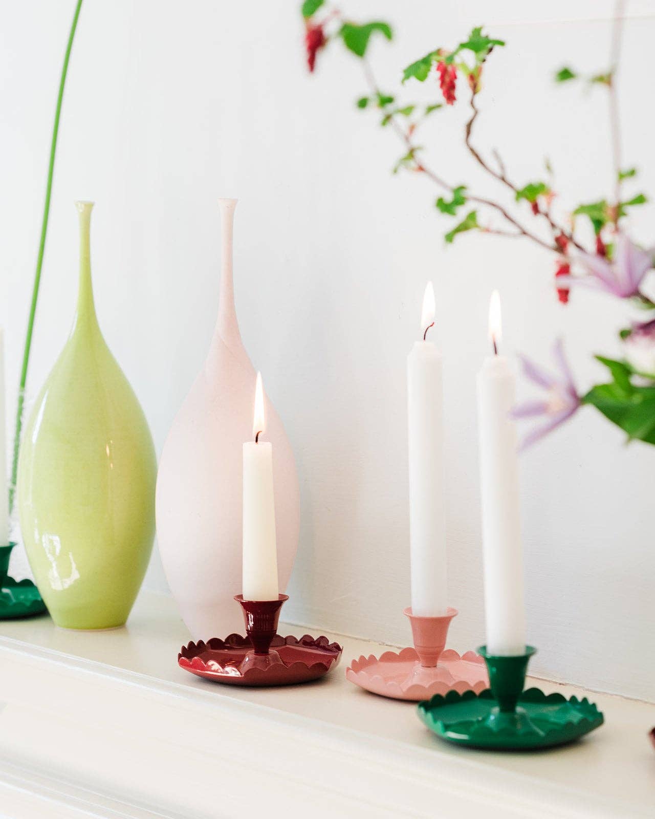 NEW BLUSH candle stick holder