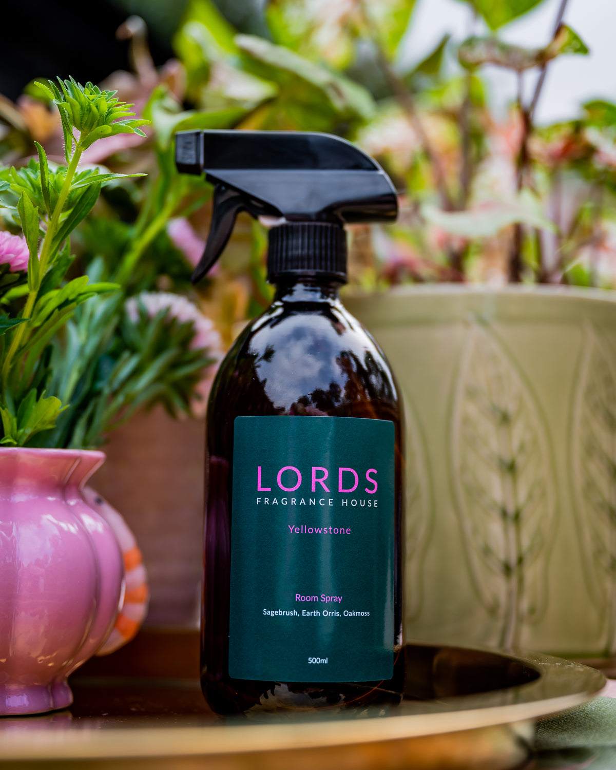 Room & Linen Sprays Amber Glass