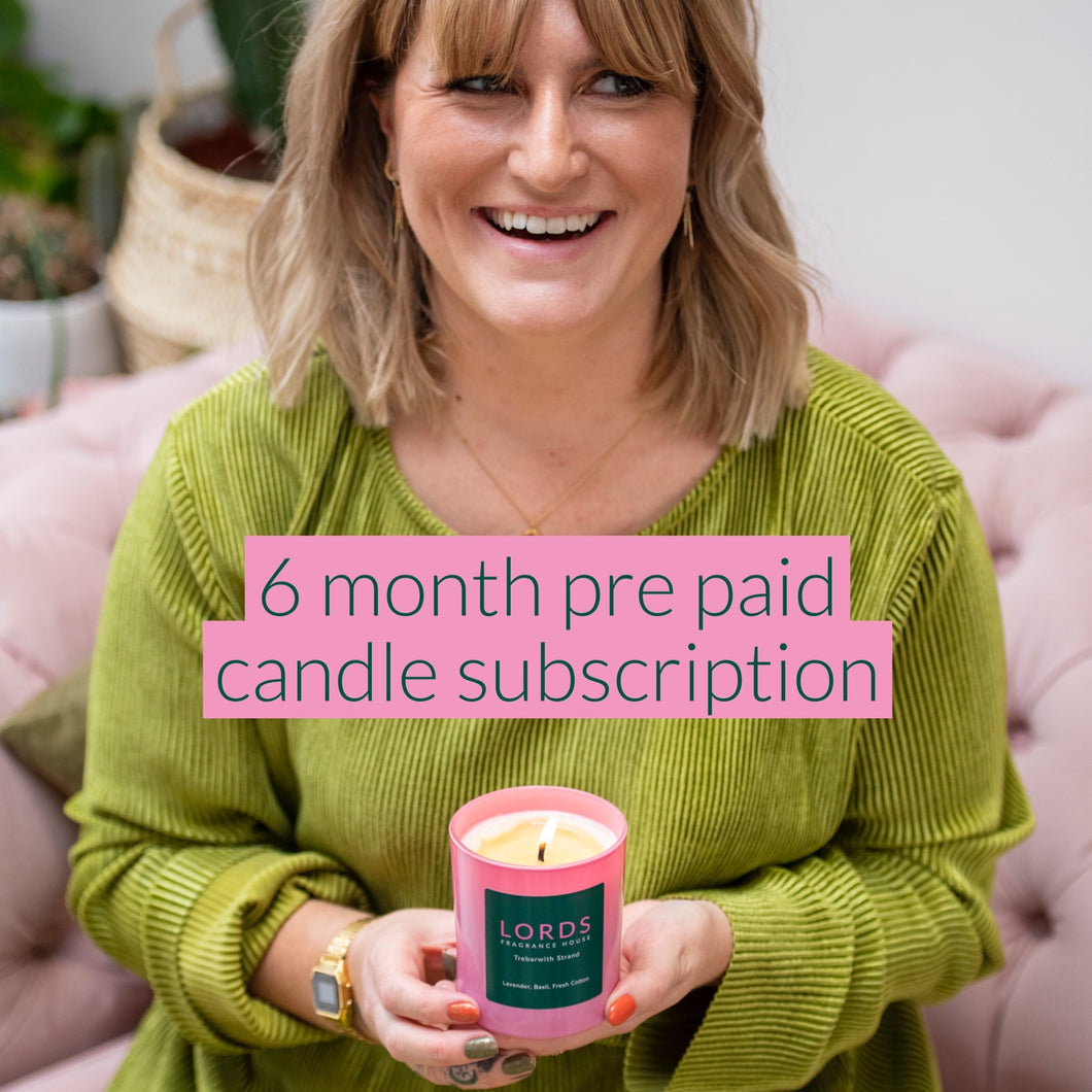 Candle of the month- 6 month pre paid